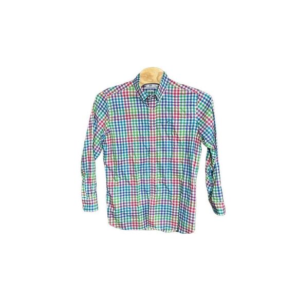 Southern Tide Classic Fit Large (L) Bright Pastel Checked Long Sleeve Shirt - Picture 1 of 4